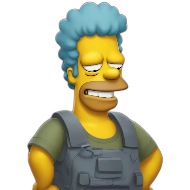 Les Simpson Tiktok emoji