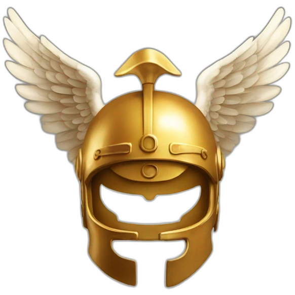 god Hermes mythologic  with helmet wings emoji