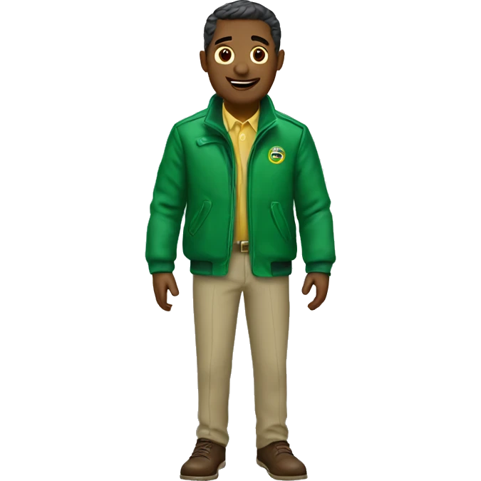  Green jacket  emoji