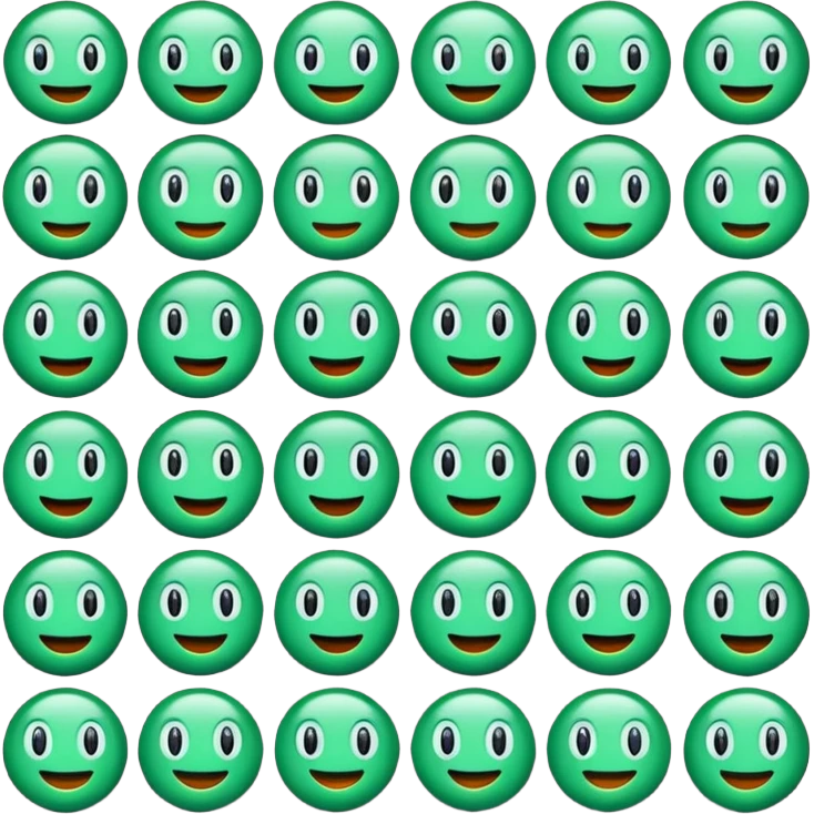 Emojis verde oscuro emoji