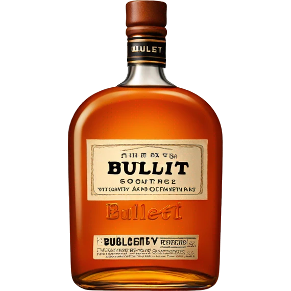 bulleit whiskey bottle emoji