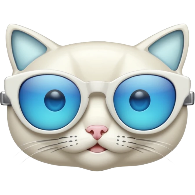 white catseye sunglasses emoji