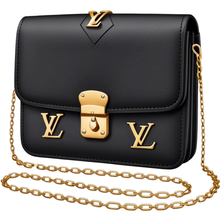 lv Wallet On Chain Métis black emoji