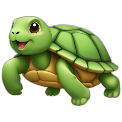 Tortue lapin emoji