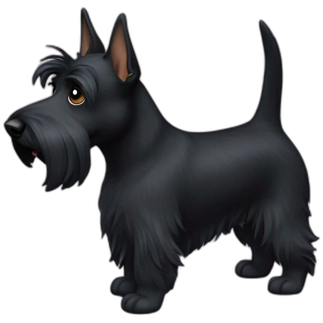Scottish terrier tesla emoji