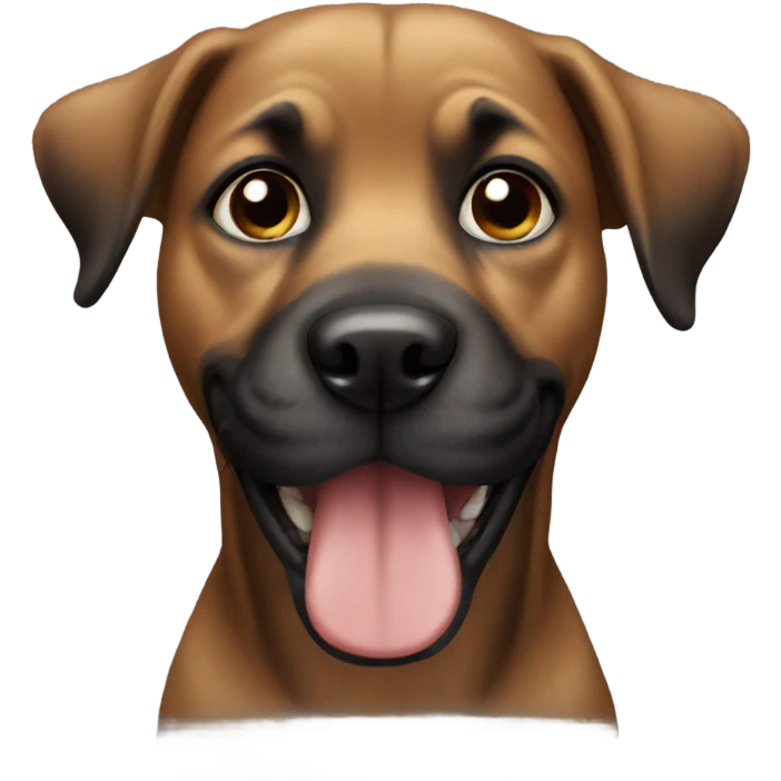 dog black  emoji