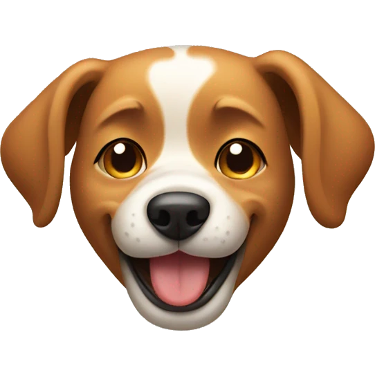 winking dog face  emoji