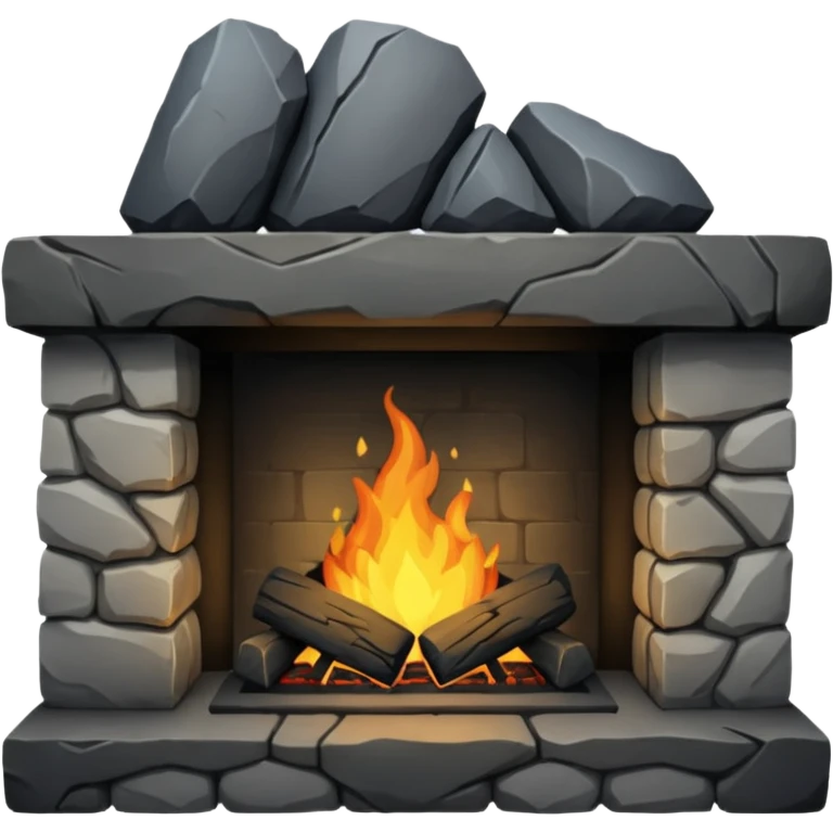 black hearth emoji