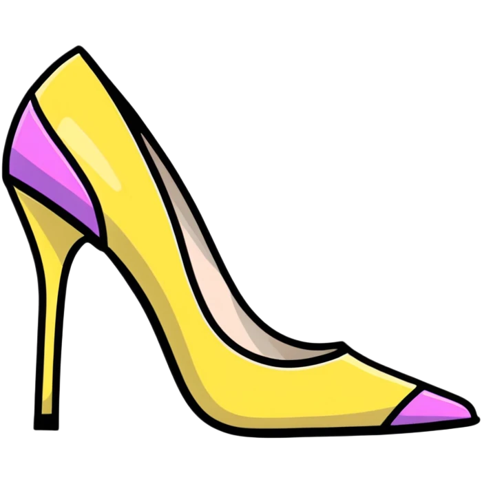 high heel shoe emoji