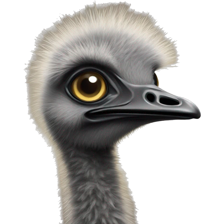 Baby emu emoji