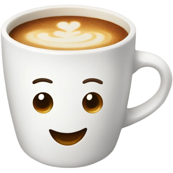 Happy coffee  emoji