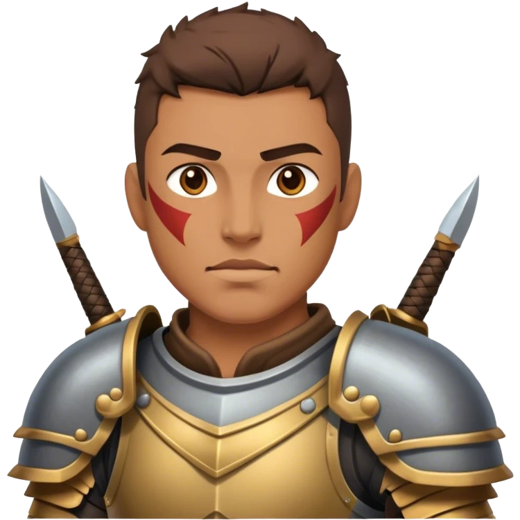 man warrior With armor emoji