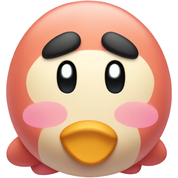Waddle Dee Kirby character  emoji