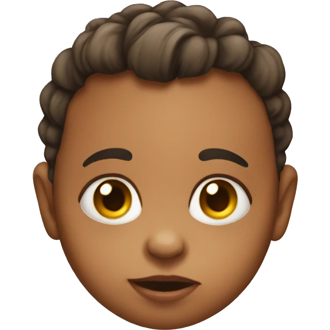 Ugly baby emoji