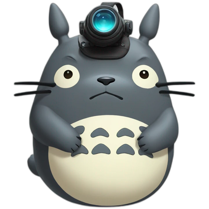 totoro with oculus's emoji