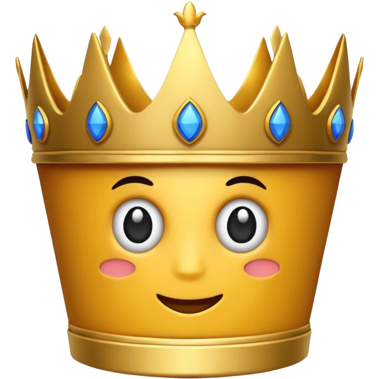 Una corona y que abajo diga royal emoji