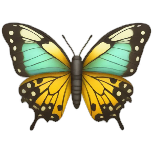Butterfly car emoji