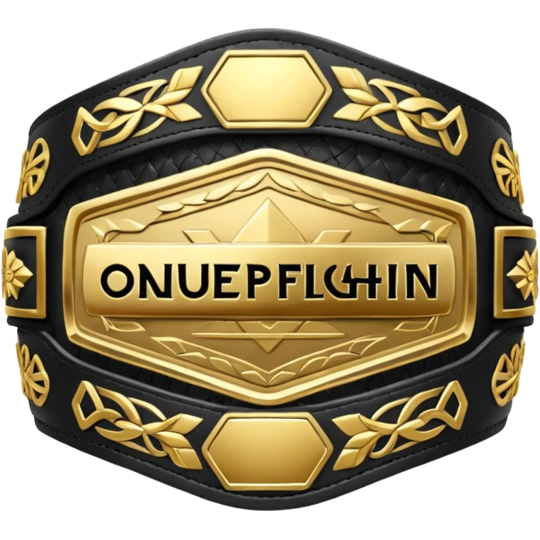 One Championship --Belt emoji