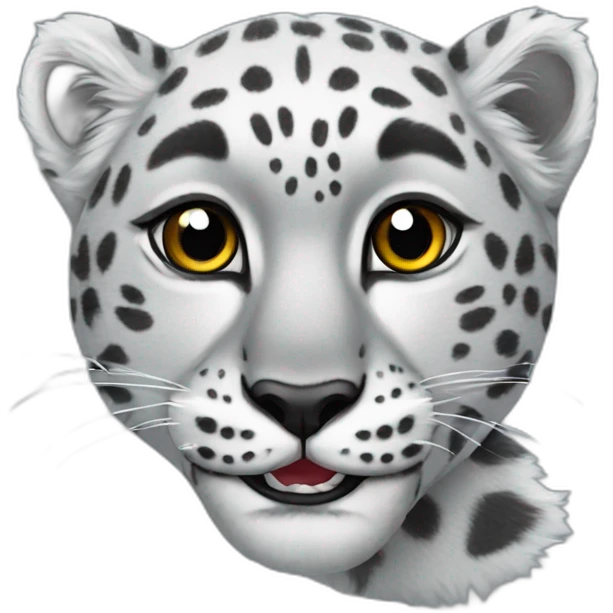 Snow leopard emoji