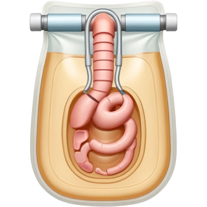 an ostomy bag for a artificial intestine emoji