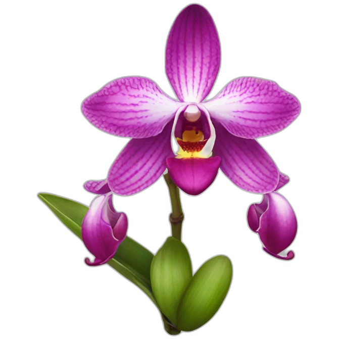 Orchidée emoji