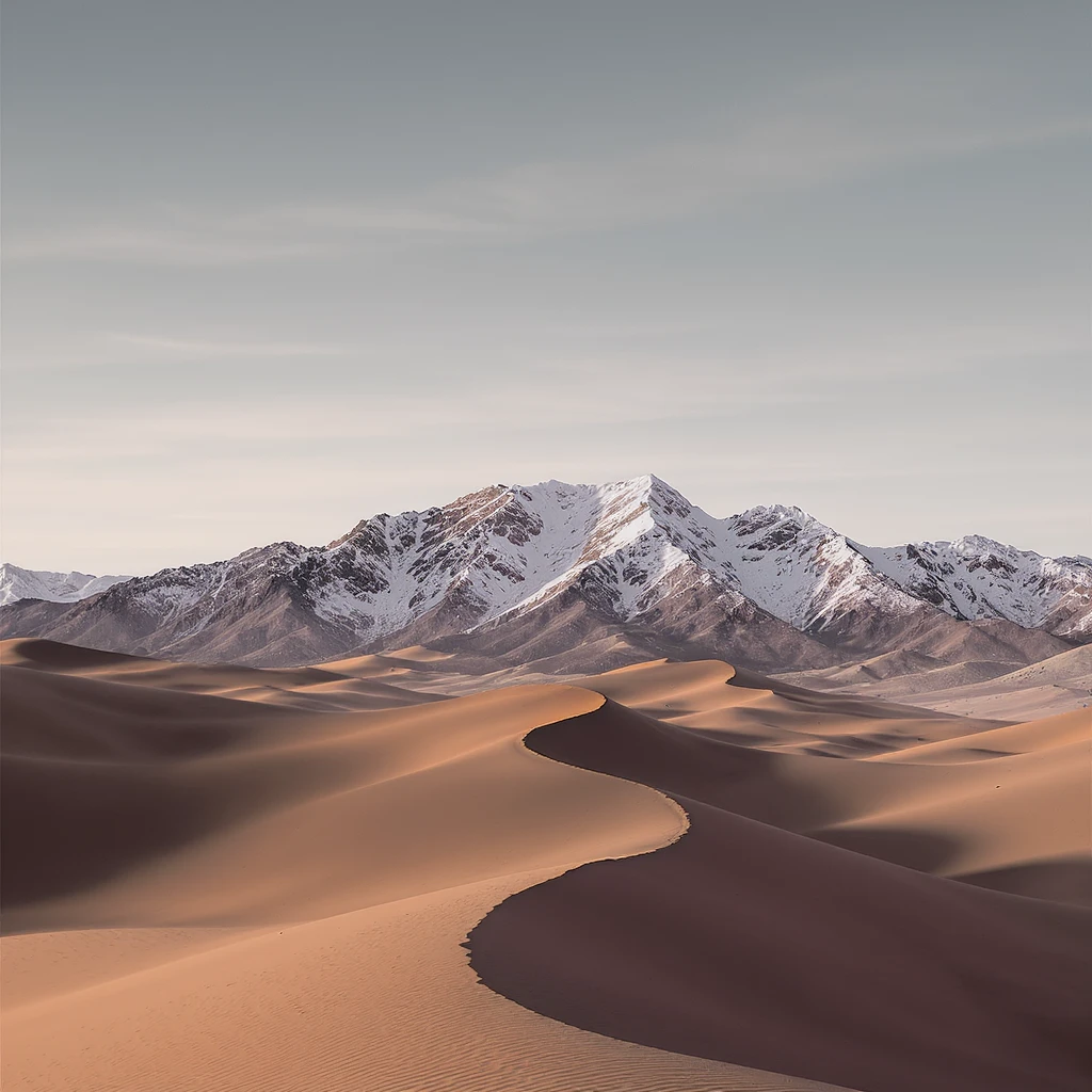 A modern desert mountain, wallpaper, modern emoji