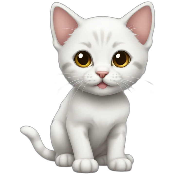 tiny fullbody kitten emoji