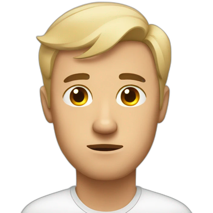 sleep deprived man emoji