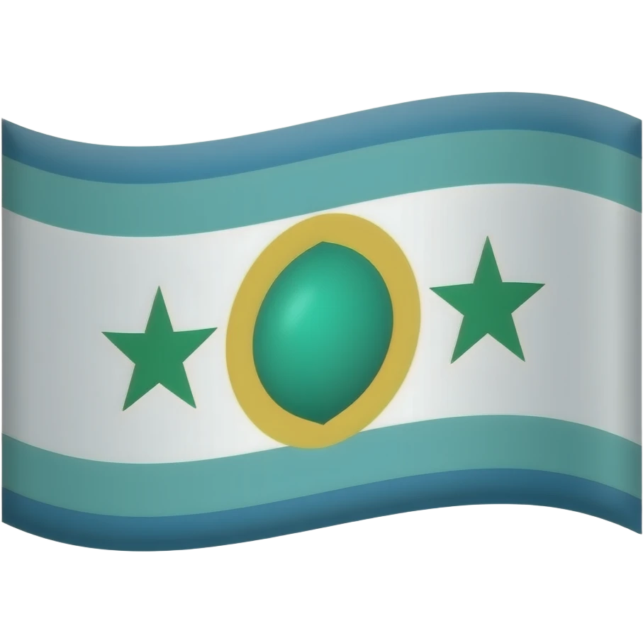 Flag of emeraldia emoji