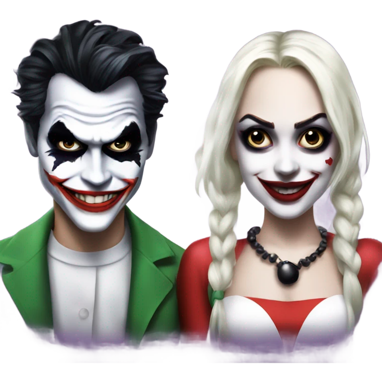 joker and harley quinn emoji