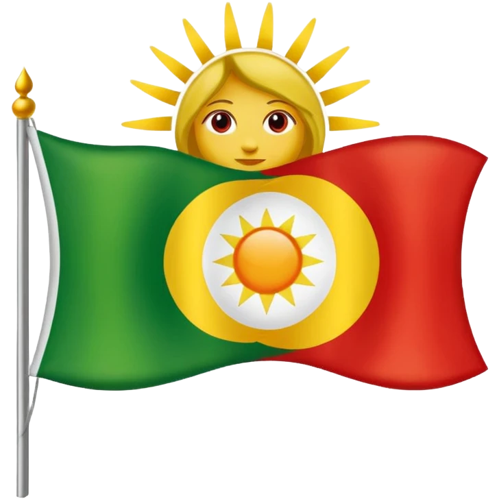 Kurdish flag emoji