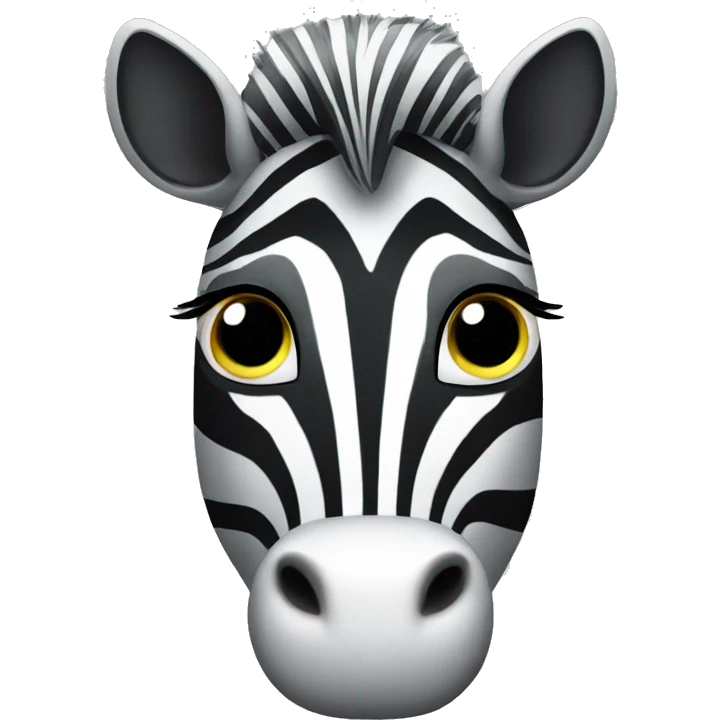 Disco zebra emoji