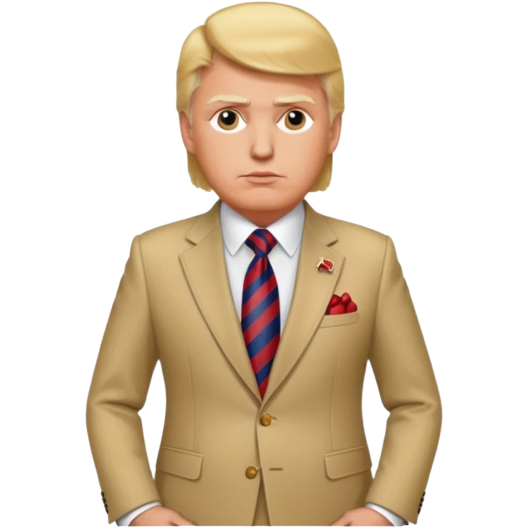 Донольд Трамп в костюме гучи emoji
