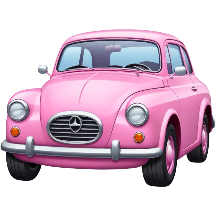 Pink car emoji
