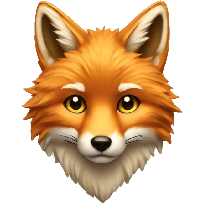 Fox with gold fur emoji