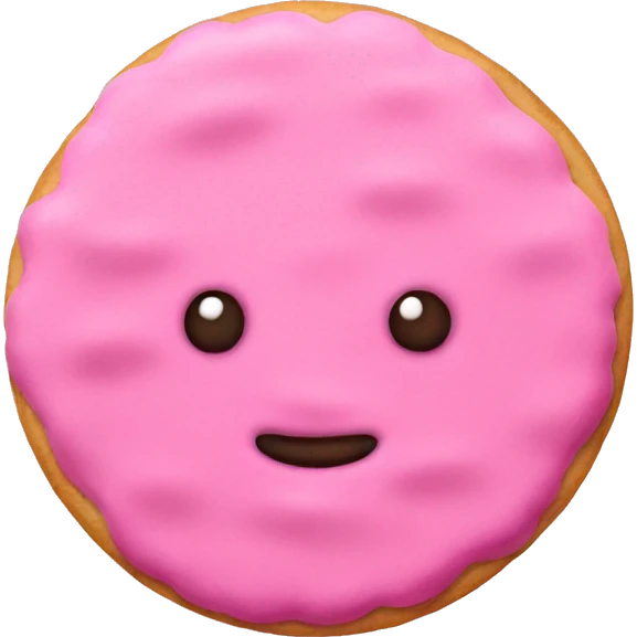 Pink cookies emoji