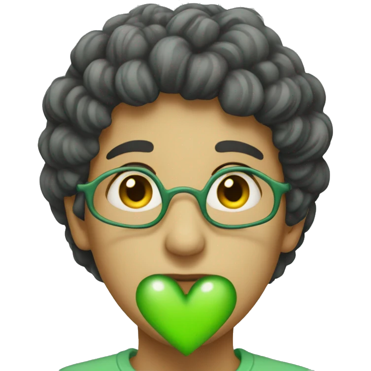 Light green heart  emoji