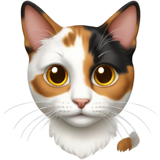 Calico cat emoji