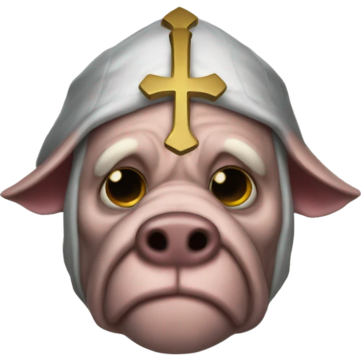 Bishop skullmaster pig emoji