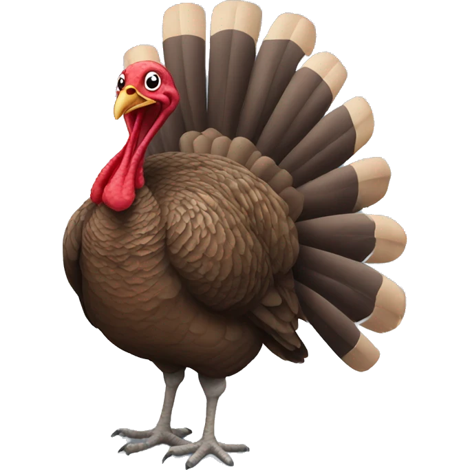 turkey in the snow emoji