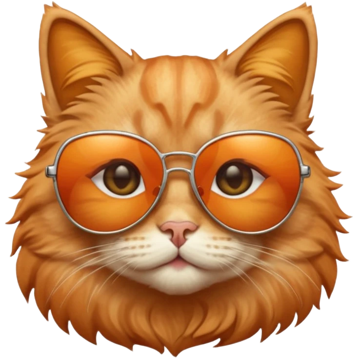 Cat wearing sunglasses emoji