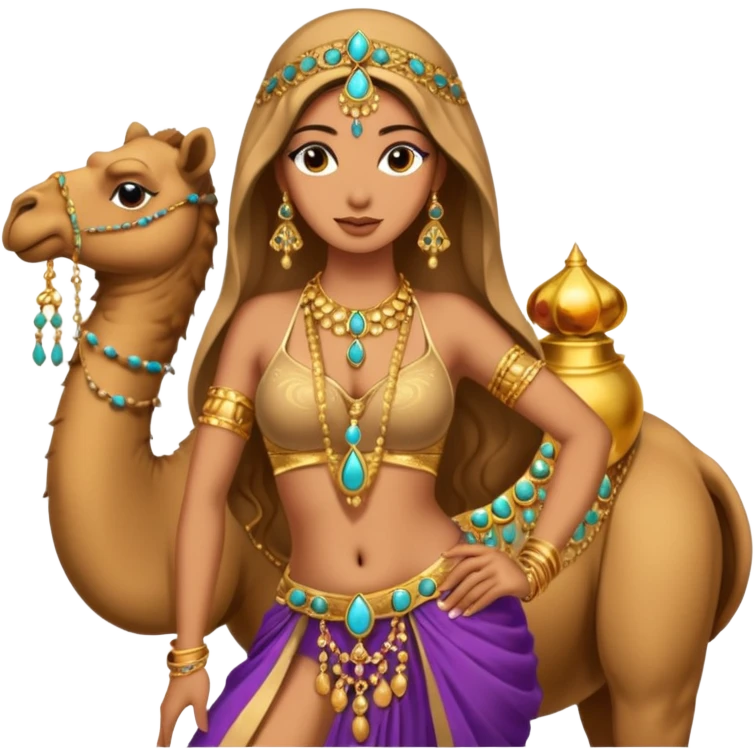 belydancer camel emoji