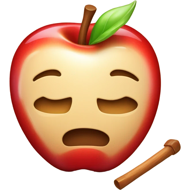 apple candy emoji