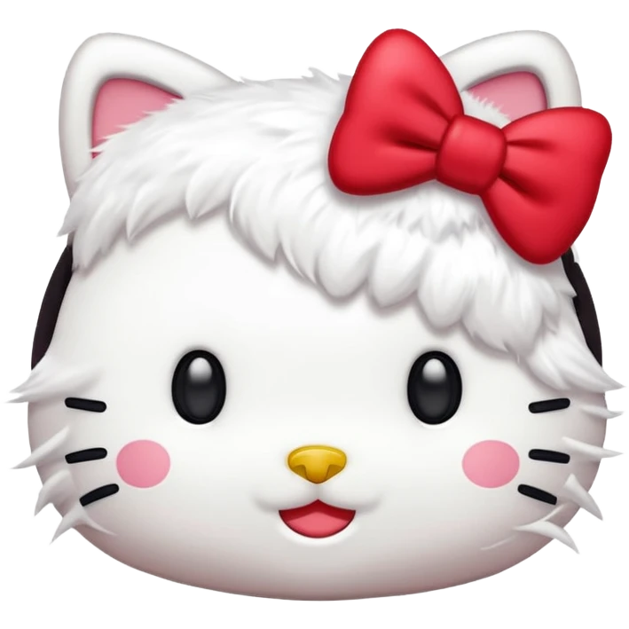 Hello kitty cartoon emoji