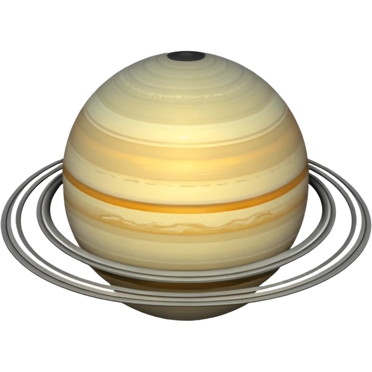 3d style saturn emoji