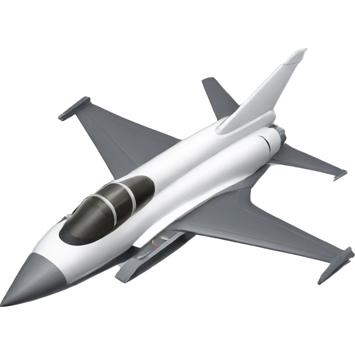 A turbo jet with gray colour like icon emoji