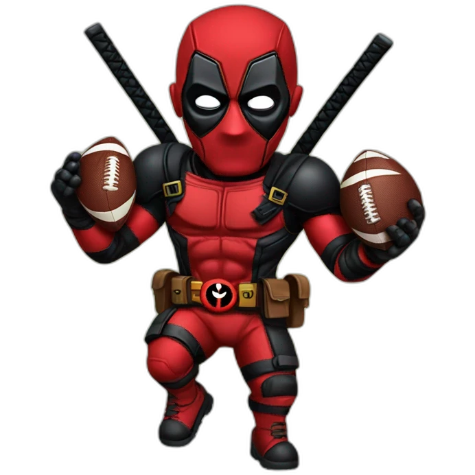 Deadpool football emoji