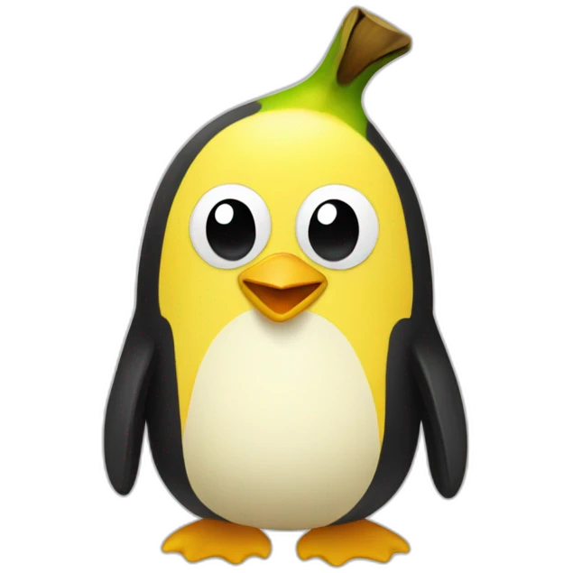 banana-penguin emoji