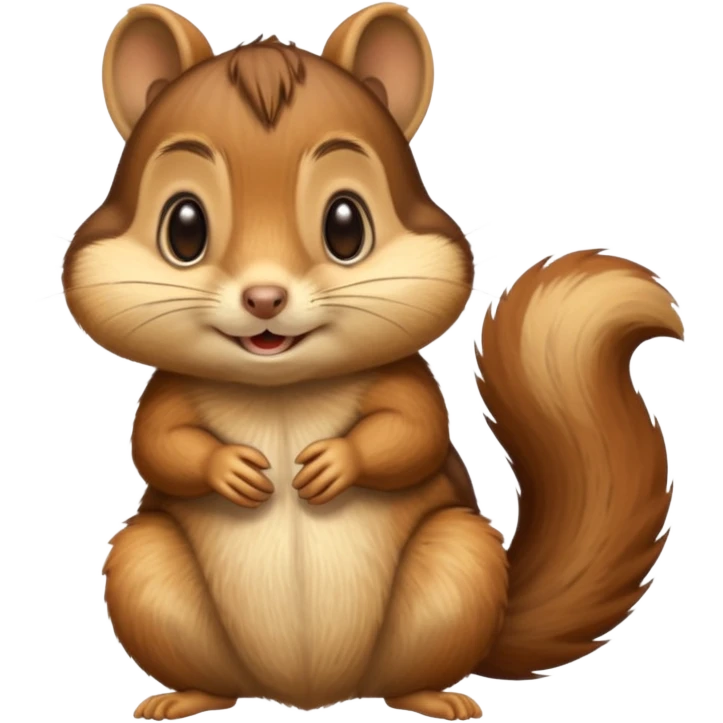 chipmunk with cheeks full emoji