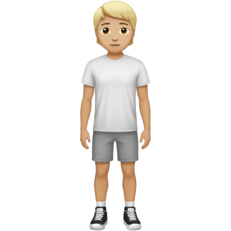 hombre cuerpo casi completo rubio emoji